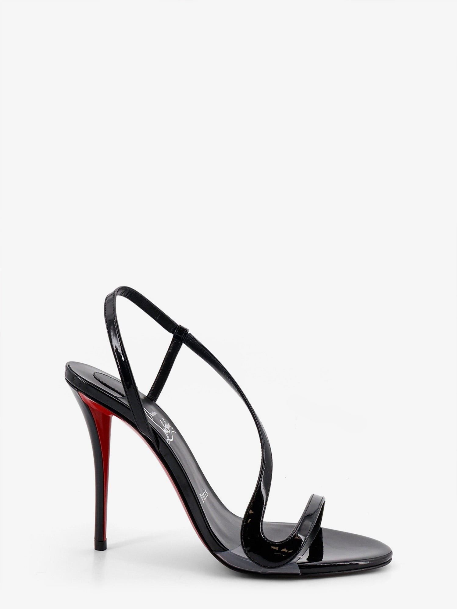 Christian Louboutin Women's Rosa Patent Leather Sandals Black