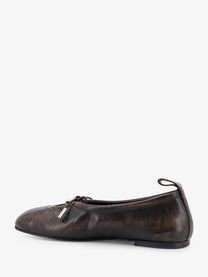 Alohas Women's Rosalind Leather Ballerinas Brown, view 3