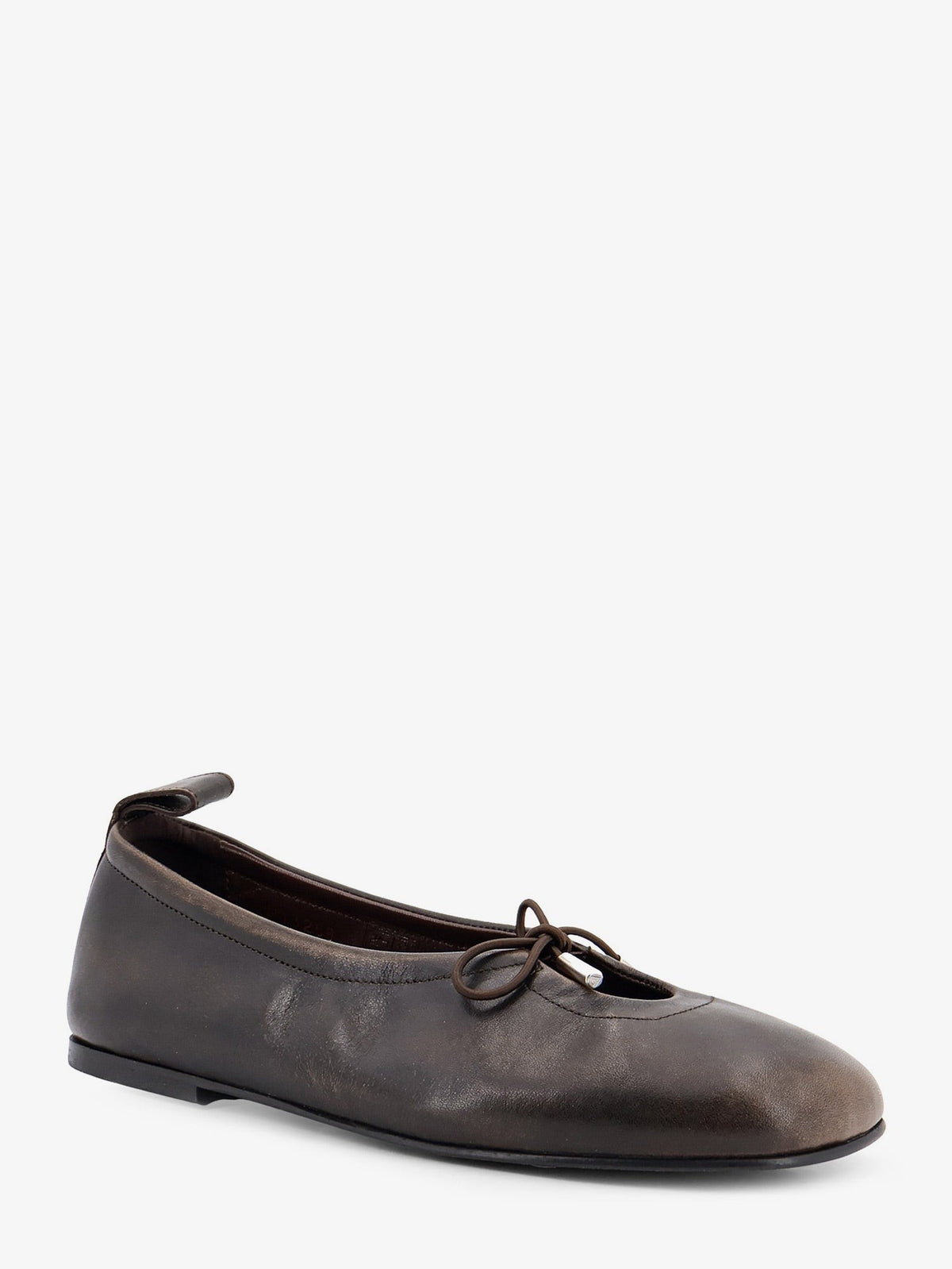 Alohas Women's Rosalind Leather Ballerinas Brown, view 2