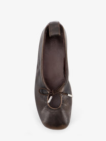 Alohas Women's Rosalind Leather Ballerinas Brown, view 4