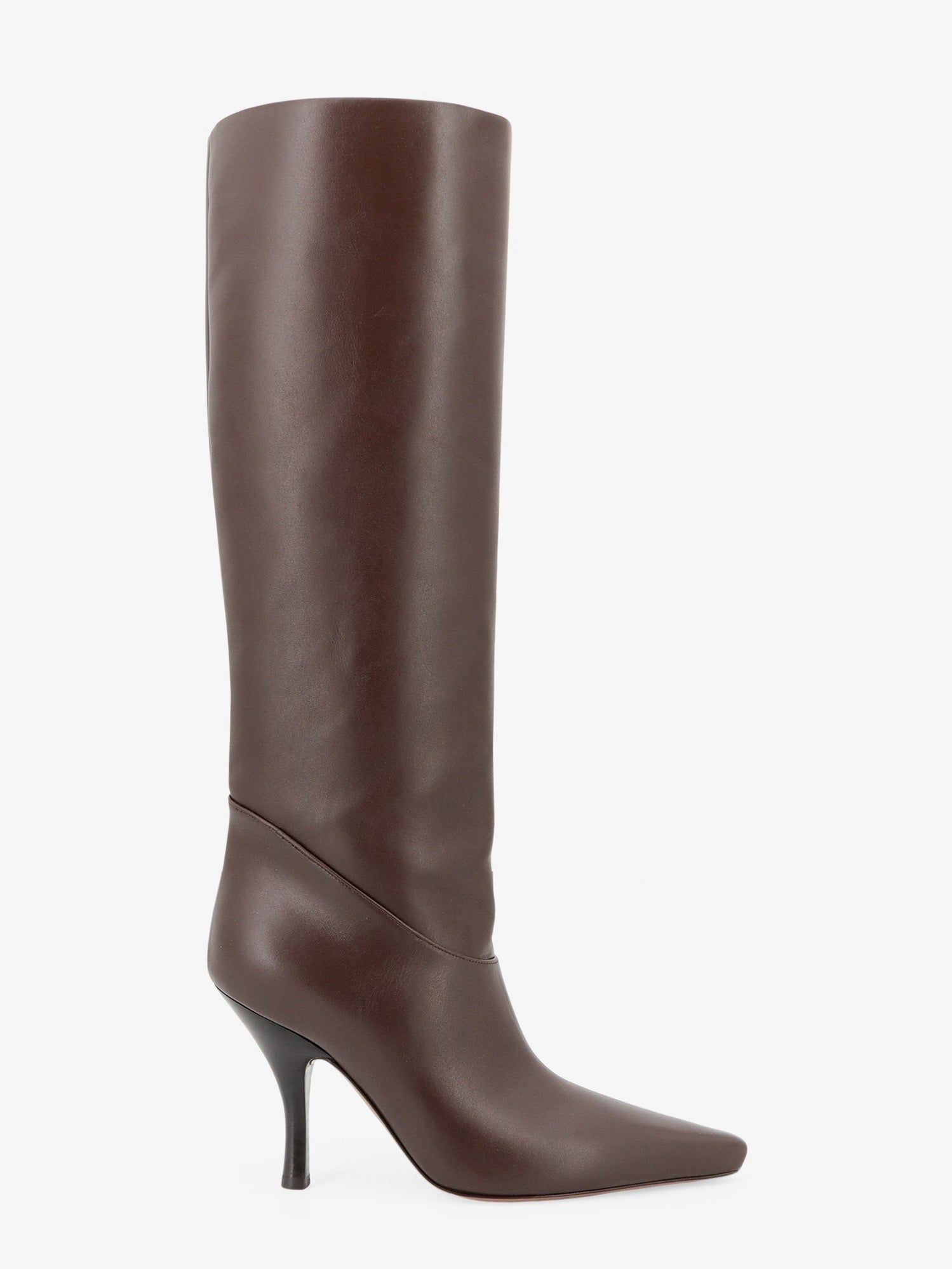Paris Texas Women's Rose Leather Boots Black