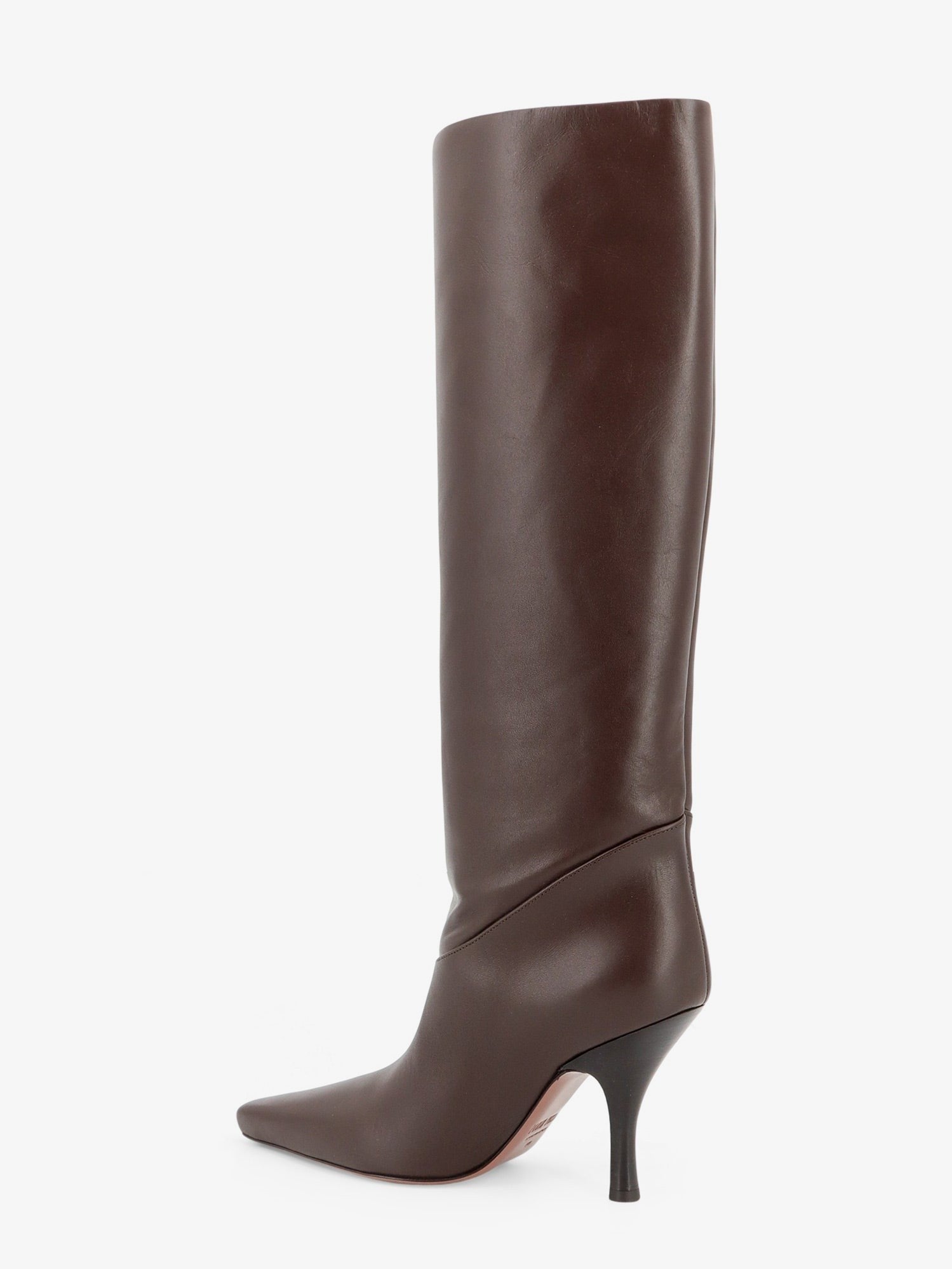 Paris Texas Women's Rose Leather Boots Black