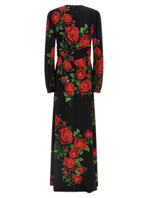 Dolce &amp; Gabbana Rose Dress Red