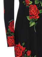 Dolce &amp; Gabbana Rose Longuette Dress Gold