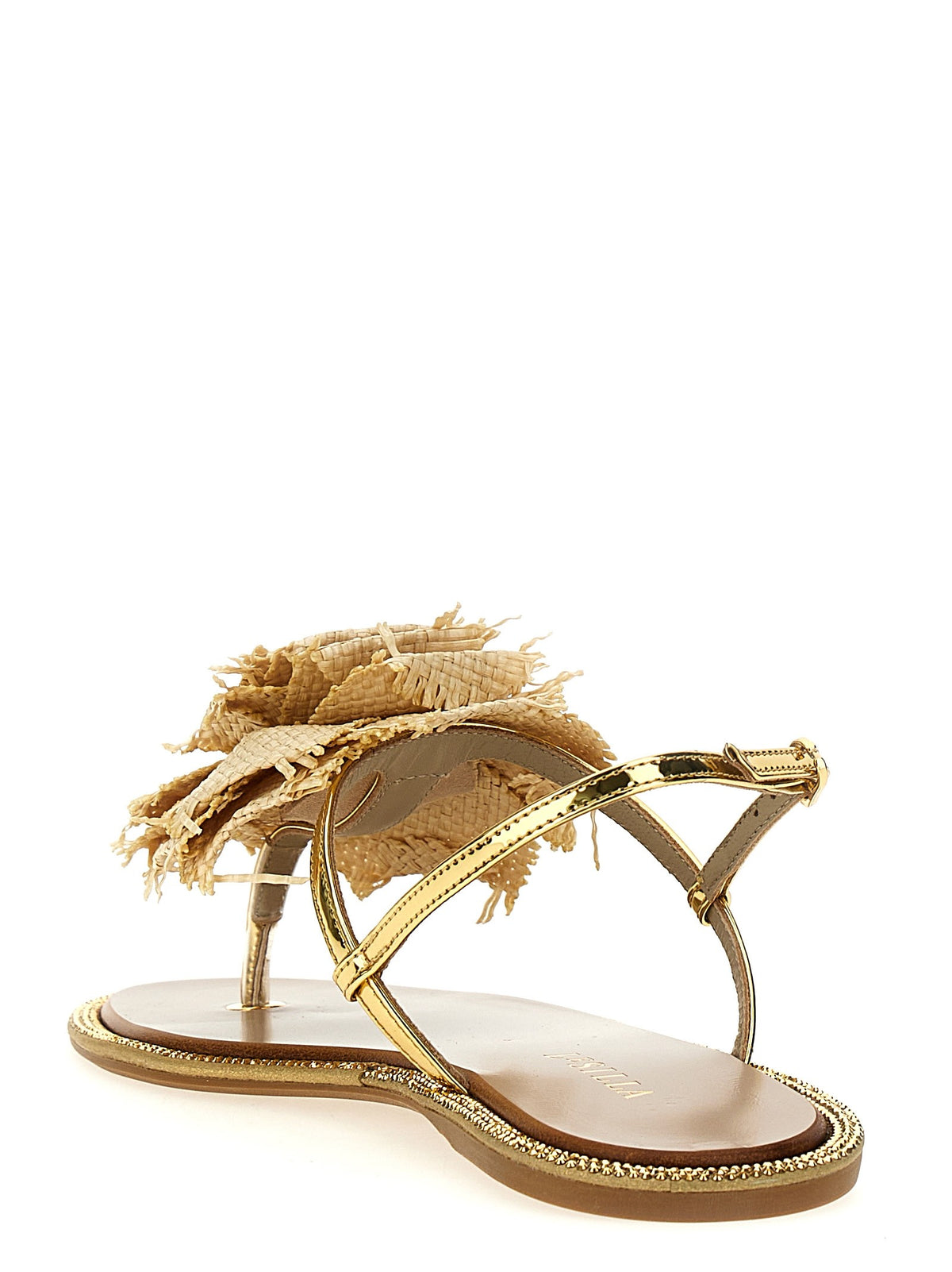 Le Silla Rose Sandals Gold, view 3