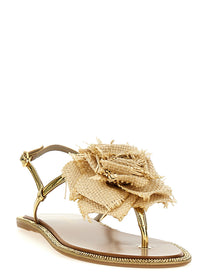 Le Silla Rose Sandals Gold, view 2