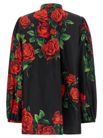 Dolce &amp; Gabbana Rose Shirt Black
