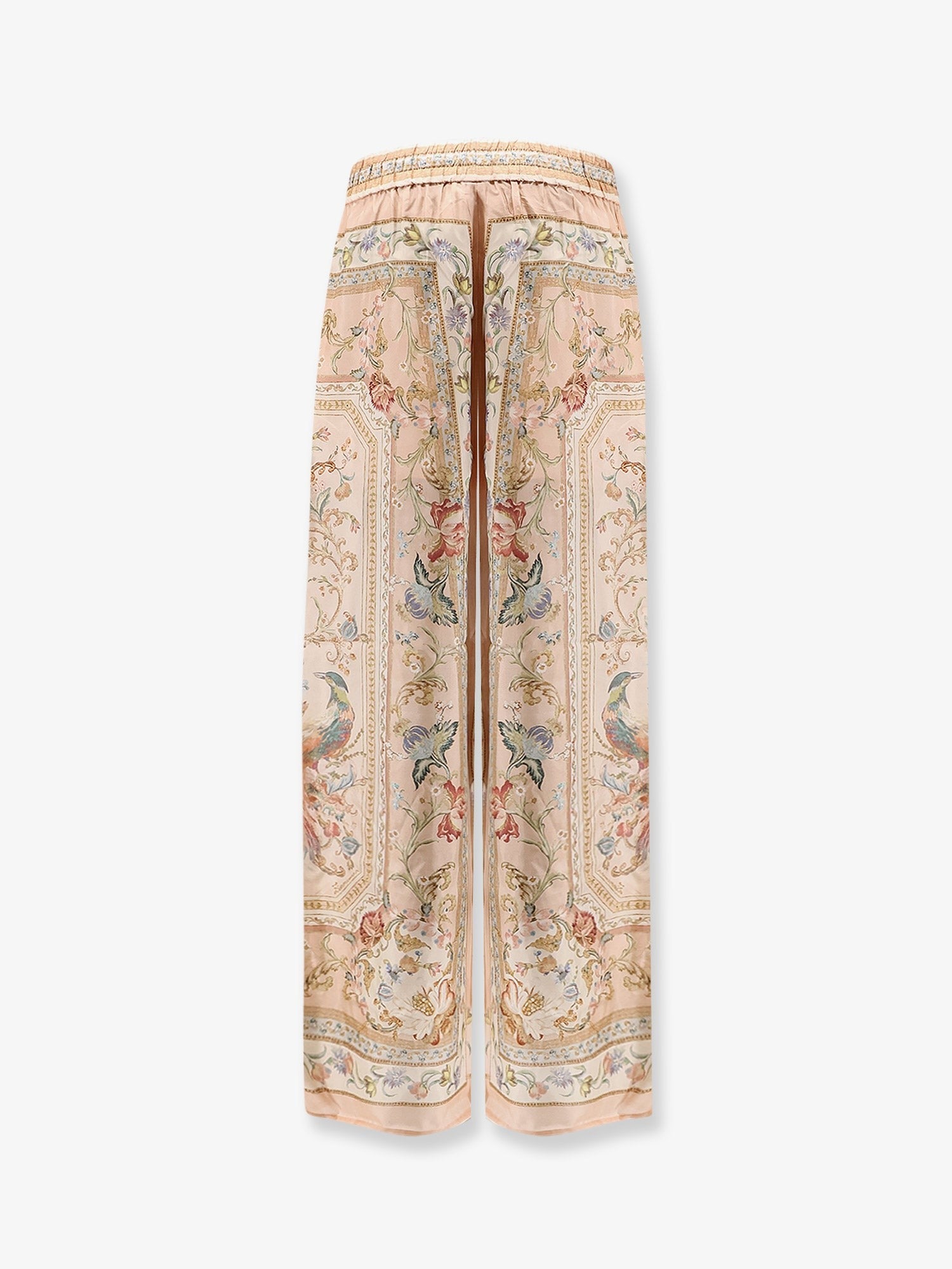 Zimmermann Women's Roselight Silk Trousers Blue
