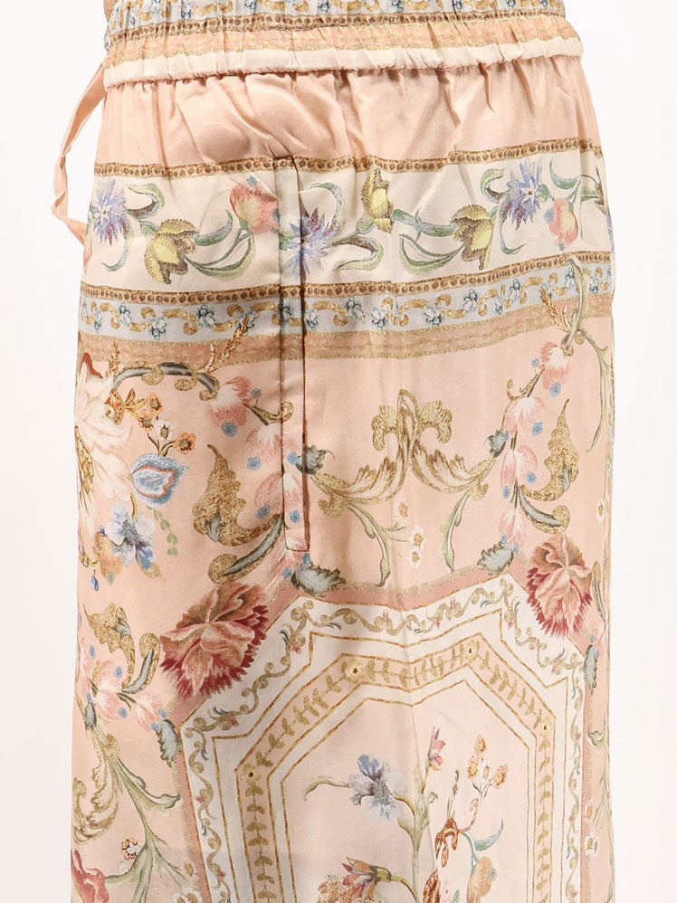 Zimmermann Women's Roselight Silk Trousers Blue