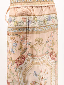Zimmermann Women's Roselight Silk Trousers Blue