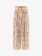Zimmermann Women's Roselight Silk Trousers Blue