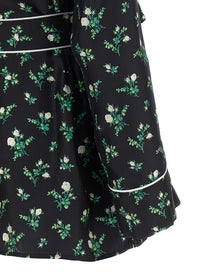 Dolce &amp; Gabbana Roselline and Lily of the Lilies of the Flowers Printed Shirt Black