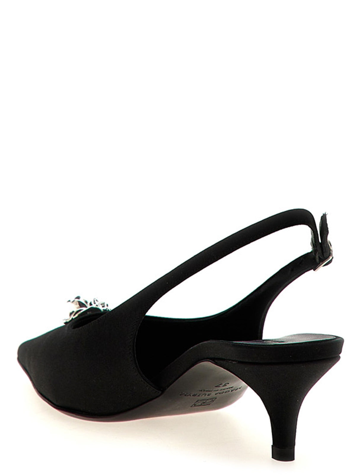 Magda Butrym Rosetta Slingback Black, view 3
