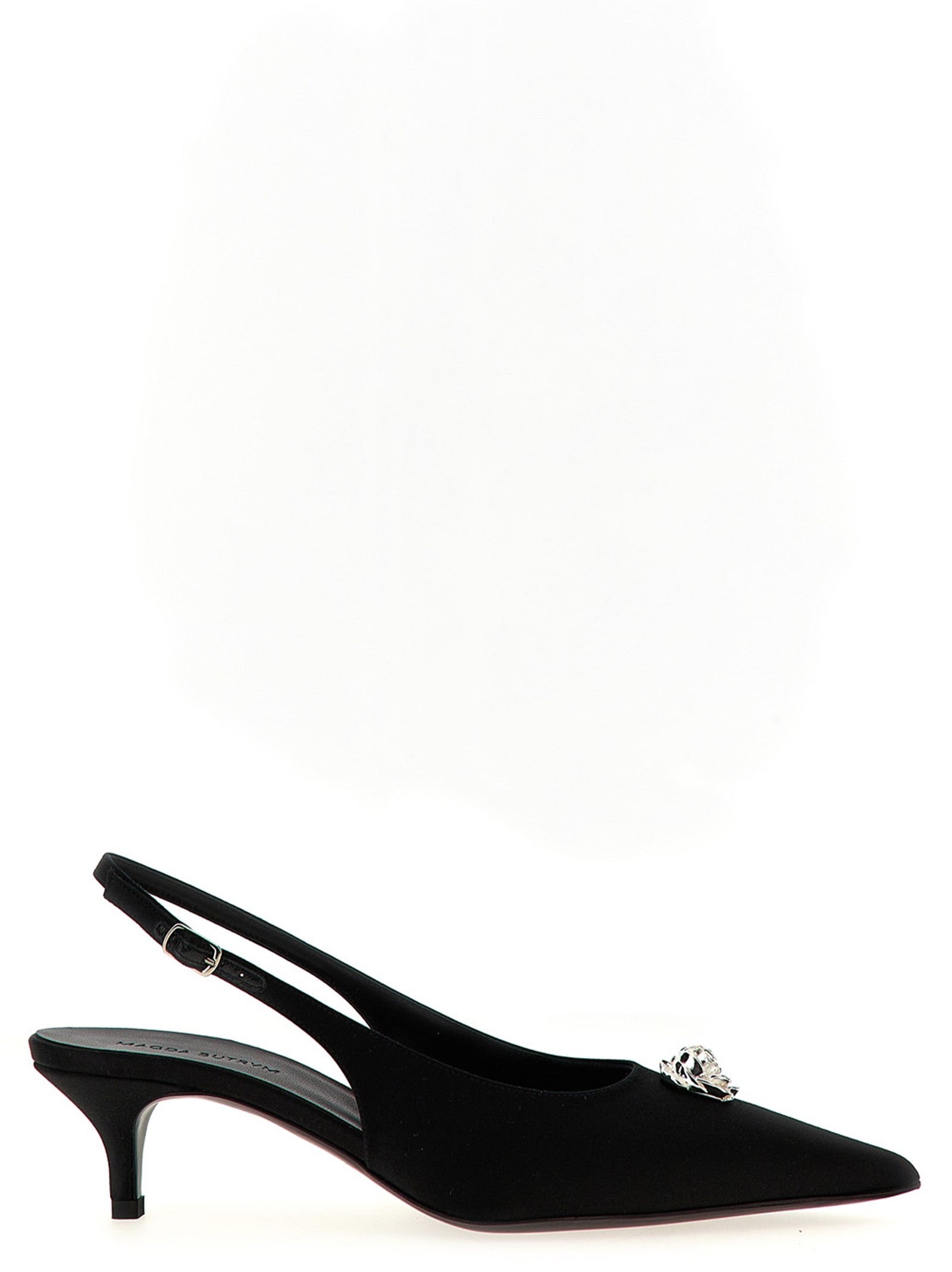 Magda Butrym Rosetta Slingback Black