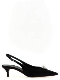 Magda Butrym Rosetta Slingback Black