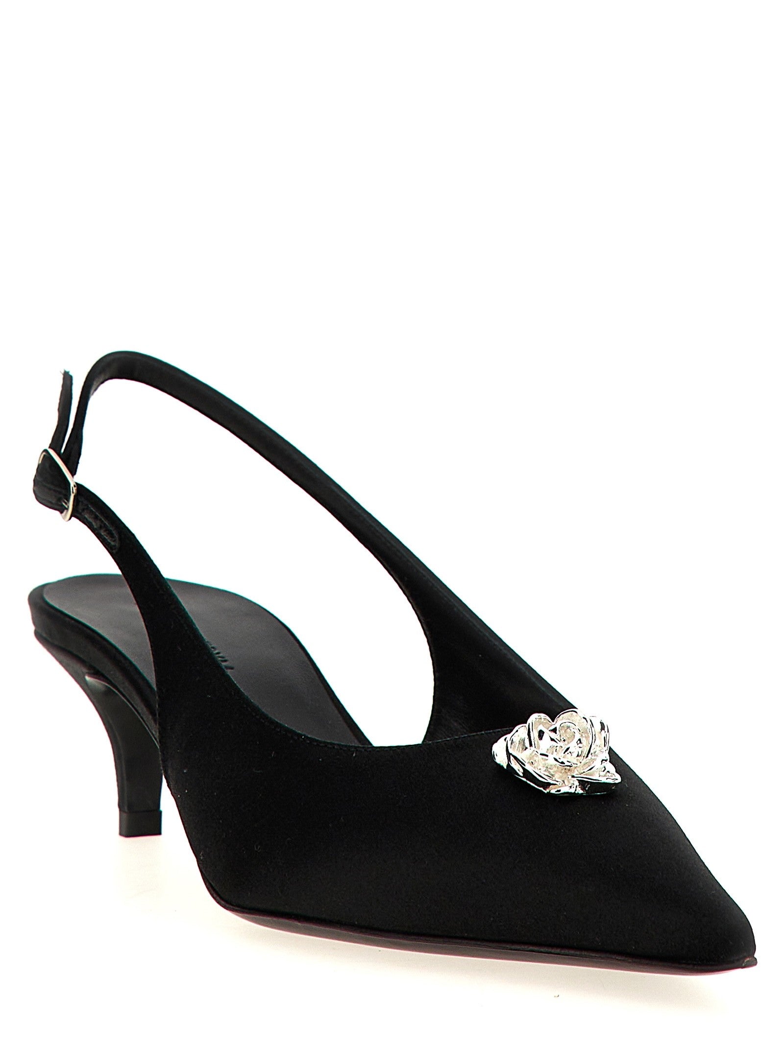 Magda Butrym Rosetta Slingback Black
