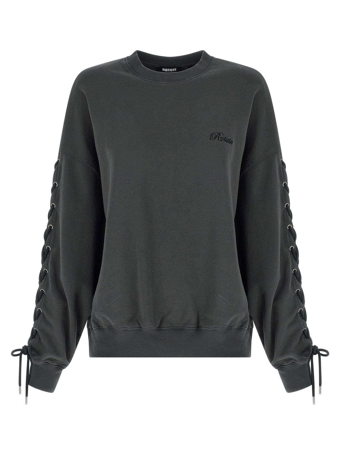 ROTATE BIRGER CHRISTENSEN - ROTATE BIRGER CHRISTENSEN - ’Lacing Crewneck’ sweatshirt - Women’s Sweatshirts