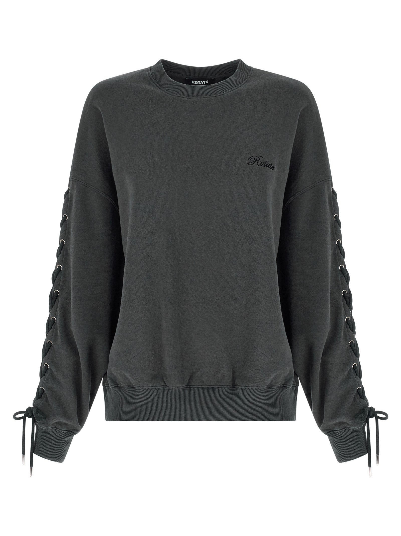 ROTATE BIRGER CHRISTENSEN - ROTATE BIRGER CHRISTENSEN - ’Lacing Crewneck’ sweatshirt - Women’s Sweatshirts