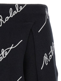 ROTATE BIRGER CHRISTENSEN - ROTATE BIRGER CHRISTENSEN - Skort ’Sequin Logo Mini’ - Women’s Clothing