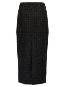 ROTATE BIRGER CHRISTENSEN - ROTATE BIRGER CHRISTENSEN - Maxi bouclé skirt - Women’s Clothing