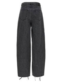 ROTATE BIRGER CHRISTENSEN - ROTATE BIRGER CHRISTENSEN - ’Denim Laced Leg’ jeans - Woman,Clothing,Jeans,