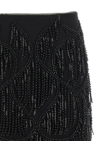ROTATE BIRGER CHRISTENSEN - ROTATE BIRGER CHRISTENSEN - Beaded fringed skirt - Women’s Bottoms