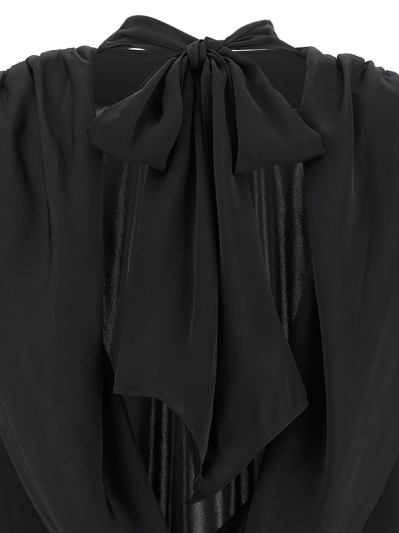 ROTATE BIRGER CHRISTENSEN - ROTATE BIRGER CHRISTENSEN - ’Satin Drapy Back’ top - Women’s Top