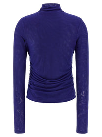 ROTATE BIRGER CHRISTENSEN - ROTATE BIRGER CHRISTENSEN - ’Mesh Rouched’ sweater - Women’s Knitwear