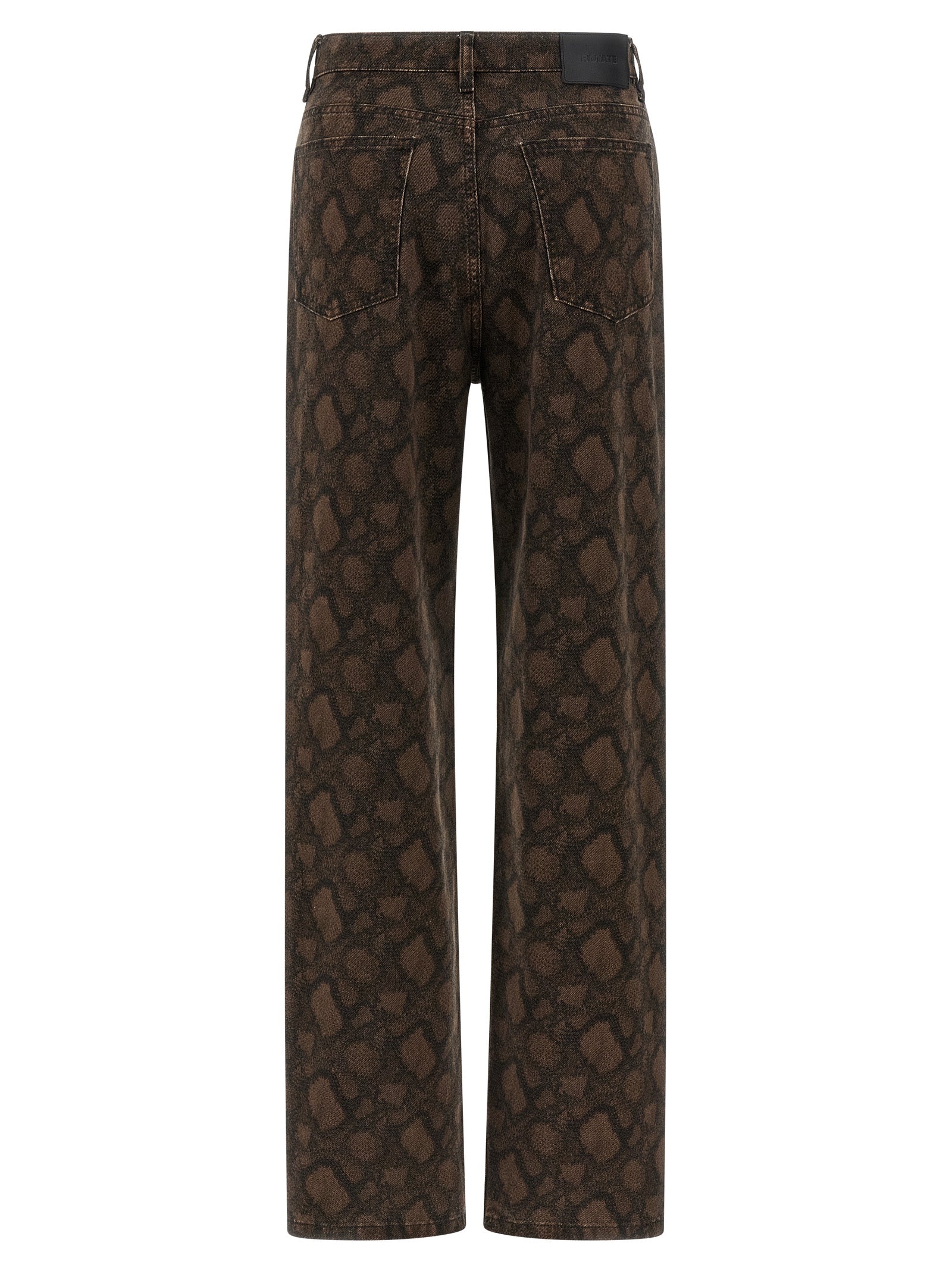 ROTATE BIRGER CHRISTENSEN - ROTATE BIRGER CHRISTENSEN - Animal print jeans - Women’s Bottoms