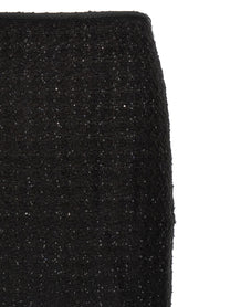 ROTATE BIRGER CHRISTENSEN - ROTATE BIRGER CHRISTENSEN - Maxi bouclé skirt - Women’s Clothing