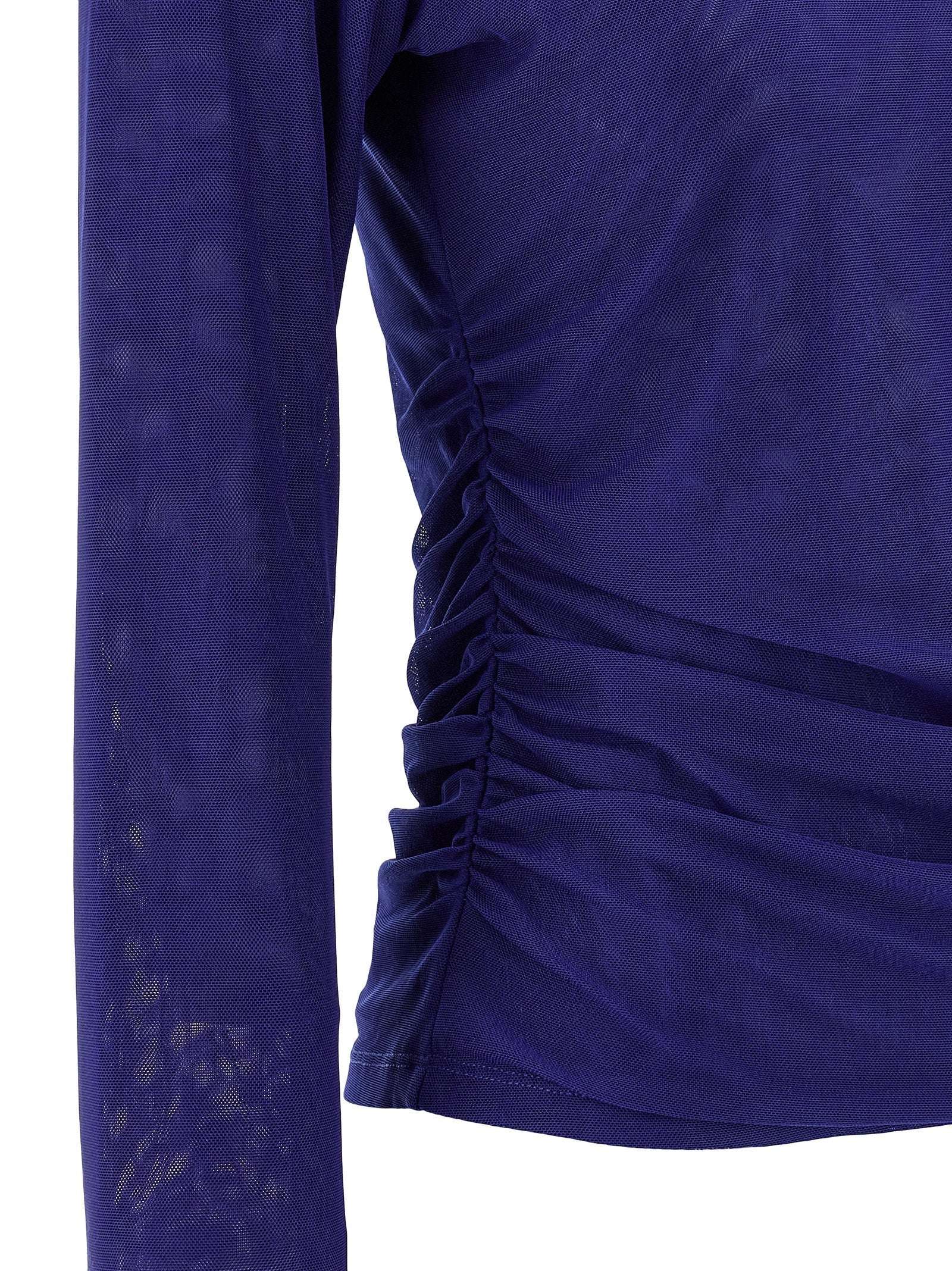 ROTATE BIRGER CHRISTENSEN - ROTATE BIRGER CHRISTENSEN - ’Mesh Rouched’ sweater - Women’s Knitwear