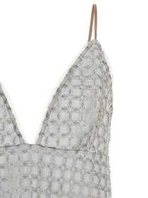 ROTATE BIRGER CHRISTENSEN - ROTATE BIRGER CHRISTENSEN - ’Beaded A-Line Mini’ dress - Women’s Clothing