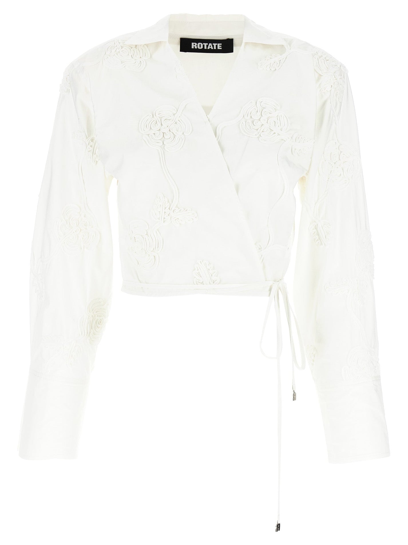 ROTATE BIRGER CHRISTENSEN - ROTATE BIRGER CHRISTENSEN - ’Wrap Cotton’ shirt - Women’s Top