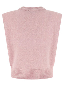 ROTATE BIRGER CHRISTENSEN - ROTATE BIRGER CHRISTENSEN - ’Knit Cropped’ vest - Women’s Outerwear
