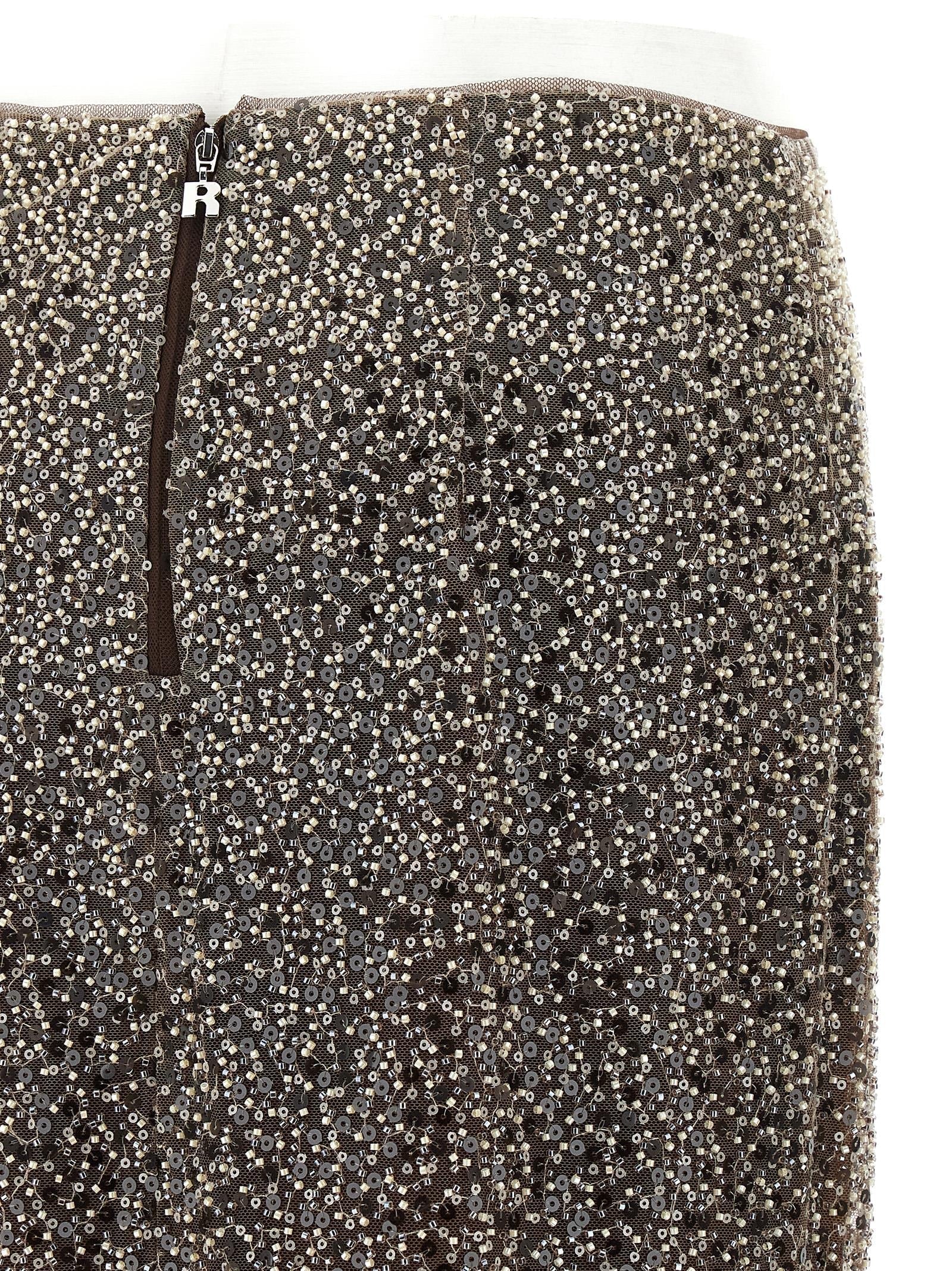 ROTATE BIRGER CHRISTENSEN - ROTATE BIRGER CHRISTENSEN - ’Beaded Maxi’ skirt - Women’s Bottoms