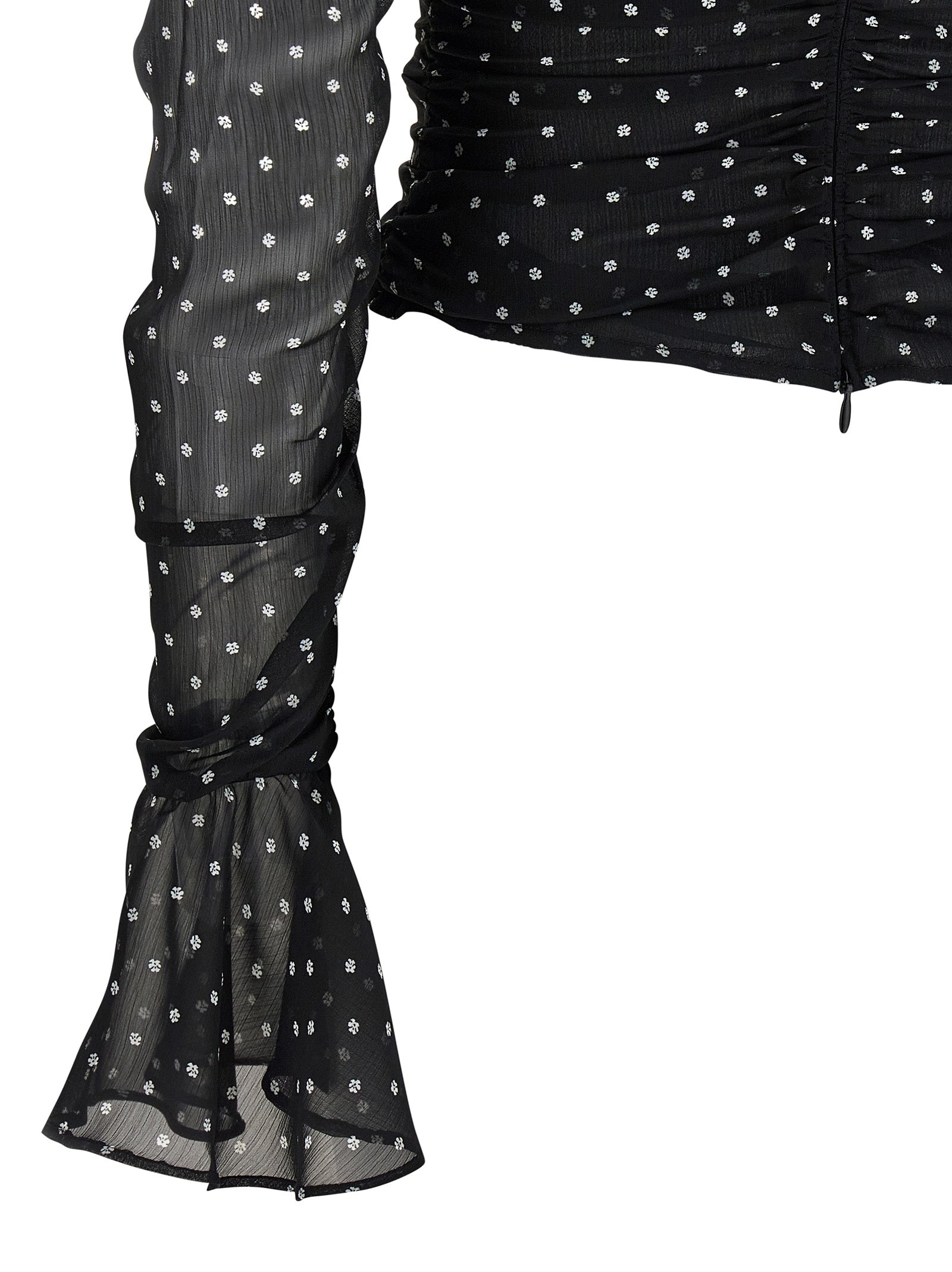 ROTATE BIRGER CHRISTENSEN - ROTATE BIRGER CHRISTENSEN - ’Chiffon Ruched’ blouse - Women’s Tops