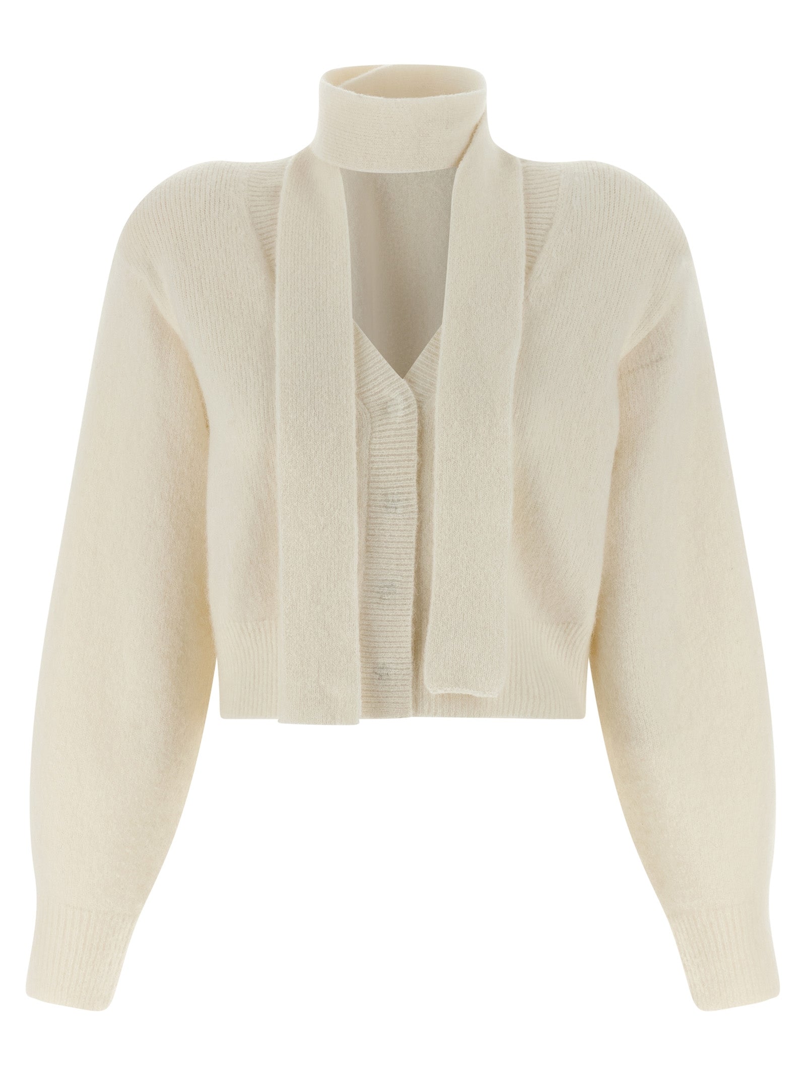 ROTATE BIRGER CHRISTENSEN - ROTATE BIRGER CHRISTENSEN - Scarf cardigan - Women’s Knitwear
