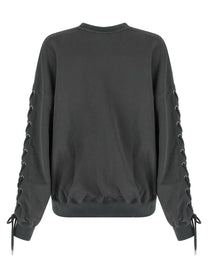 ROTATE BIRGER CHRISTENSEN - ROTATE BIRGER CHRISTENSEN - ’Lacing Crewneck’ sweatshirt - Women’s Sweatshirts