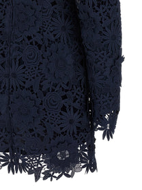 ROTATE BIRGER CHRISTENSEN - ROTATE BIRGER CHRISTENSEN - ’3D Lace Ls Mini’ dress - Women’s Clothing