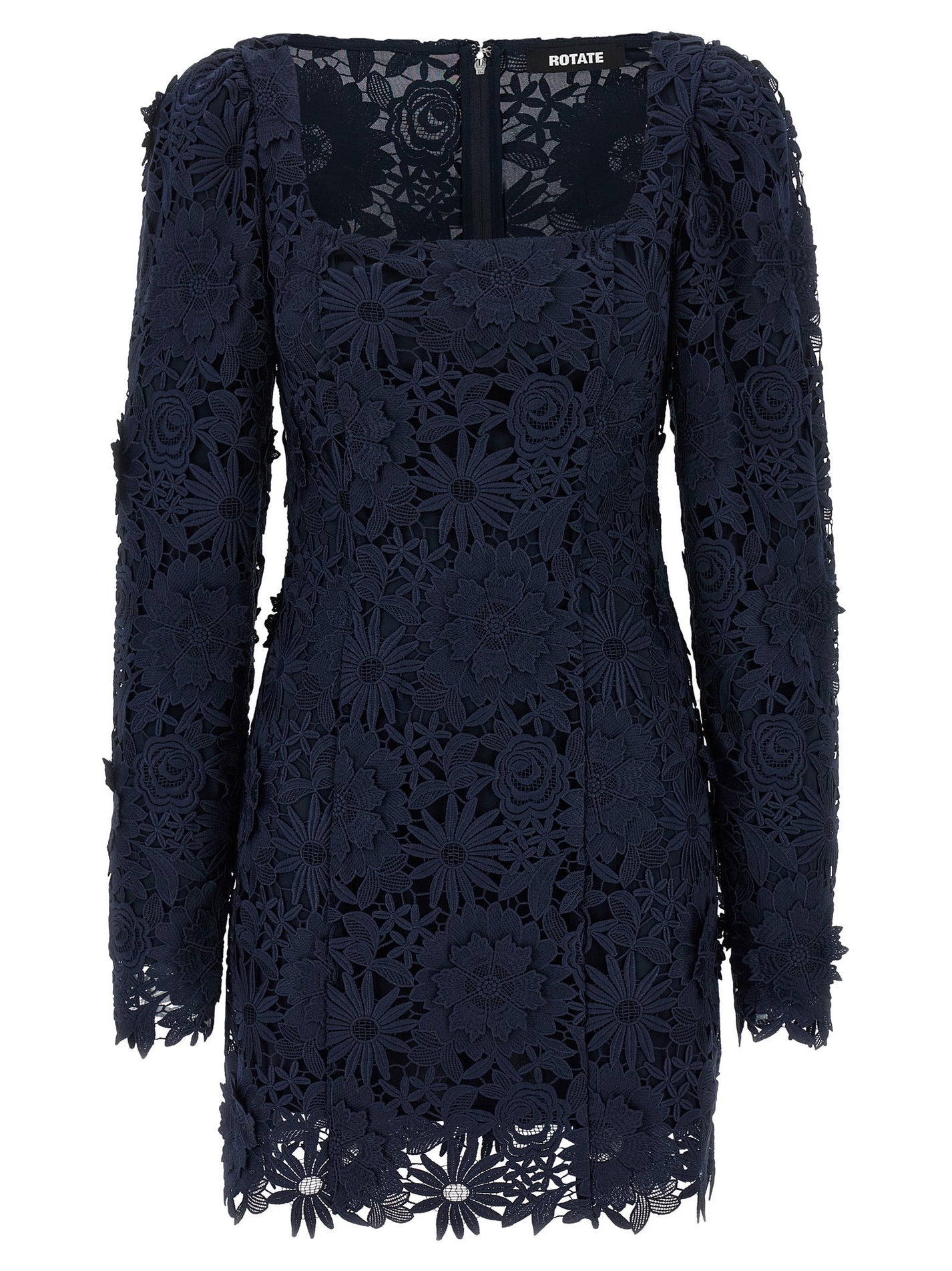 ROTATE BIRGER CHRISTENSEN - ROTATE BIRGER CHRISTENSEN - ’3D Lace Ls Mini’ dress - Women’s Clothing