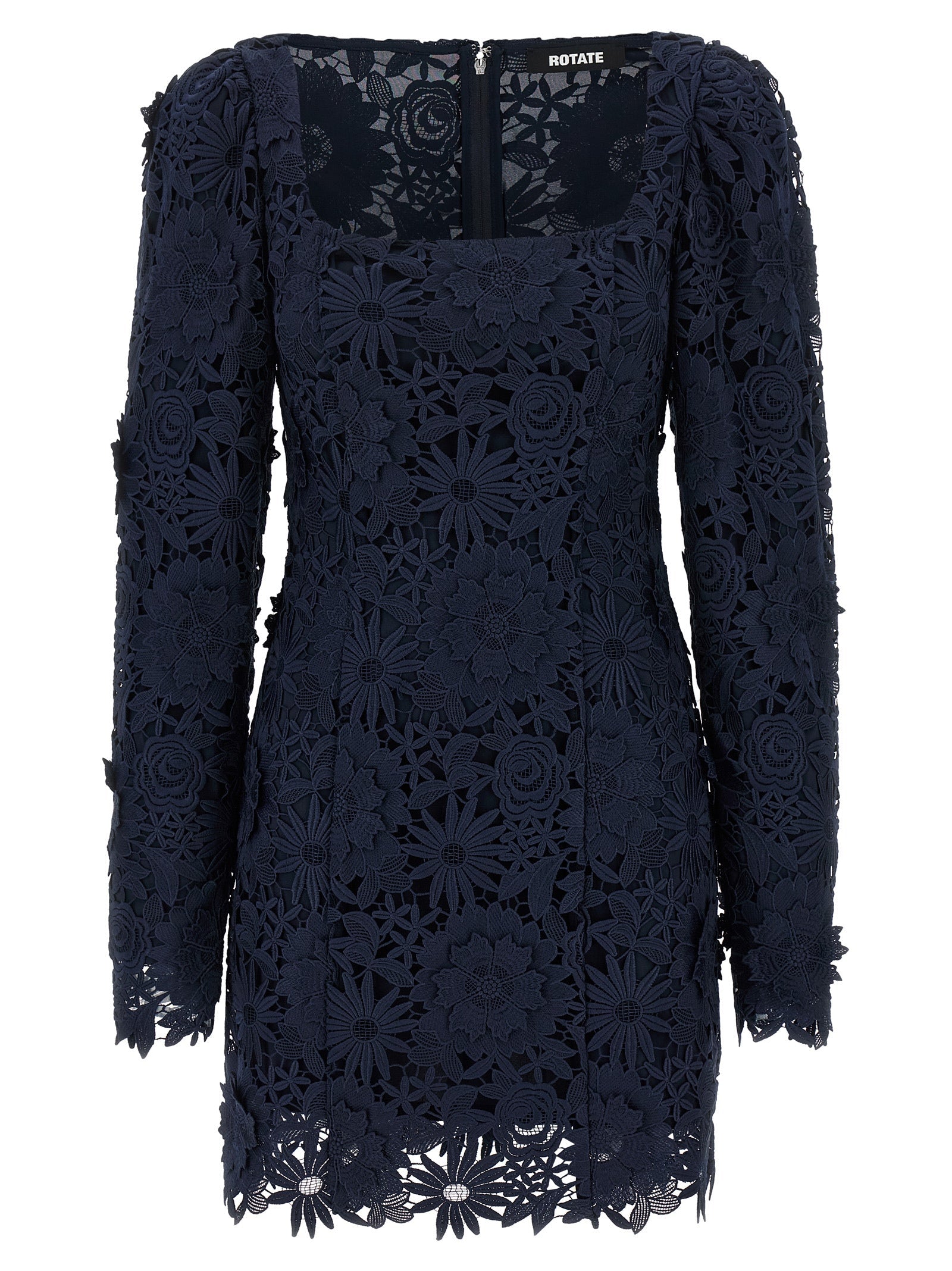 ROTATE BIRGER CHRISTENSEN - ROTATE BIRGER CHRISTENSEN - ’3D Lace Ls Mini’ dress - Women’s Clothing