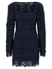 ROTATE BIRGER CHRISTENSEN - ROTATE BIRGER CHRISTENSEN - ’3D Lace Ls Mini’ dress - Women’s Clothing