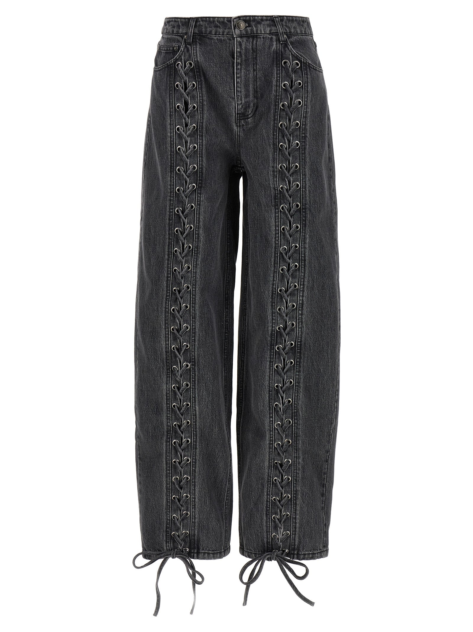 ROTATE BIRGER CHRISTENSEN - ROTATE BIRGER CHRISTENSEN - ’Laced Leg’ jeans - Women’s Bottoms