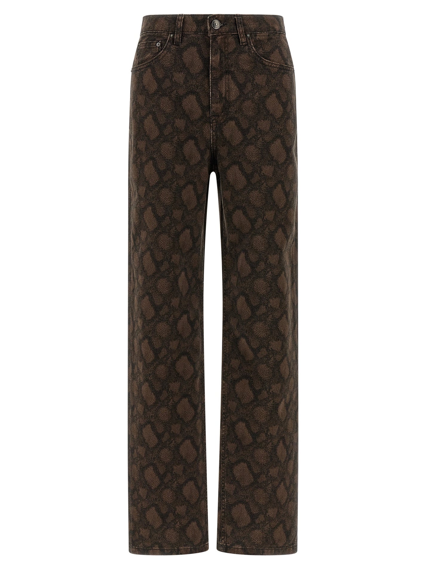 ROTATE BIRGER CHRISTENSEN - ROTATE BIRGER CHRISTENSEN - Animal print jeans - Women’s Bottoms