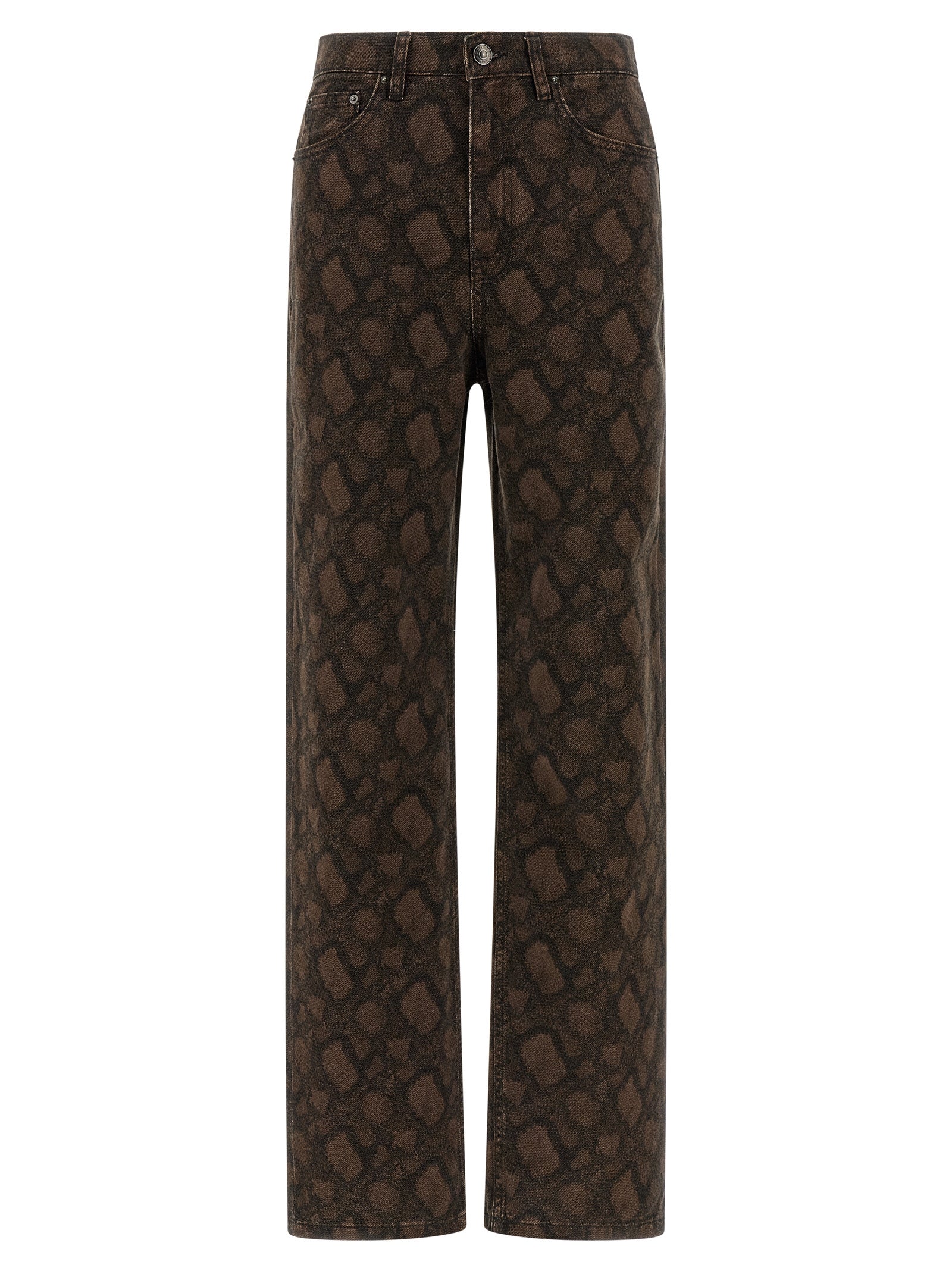 ROTATE BIRGER CHRISTENSEN - ROTATE BIRGER CHRISTENSEN - Animal print jeans - Women’s Bottoms