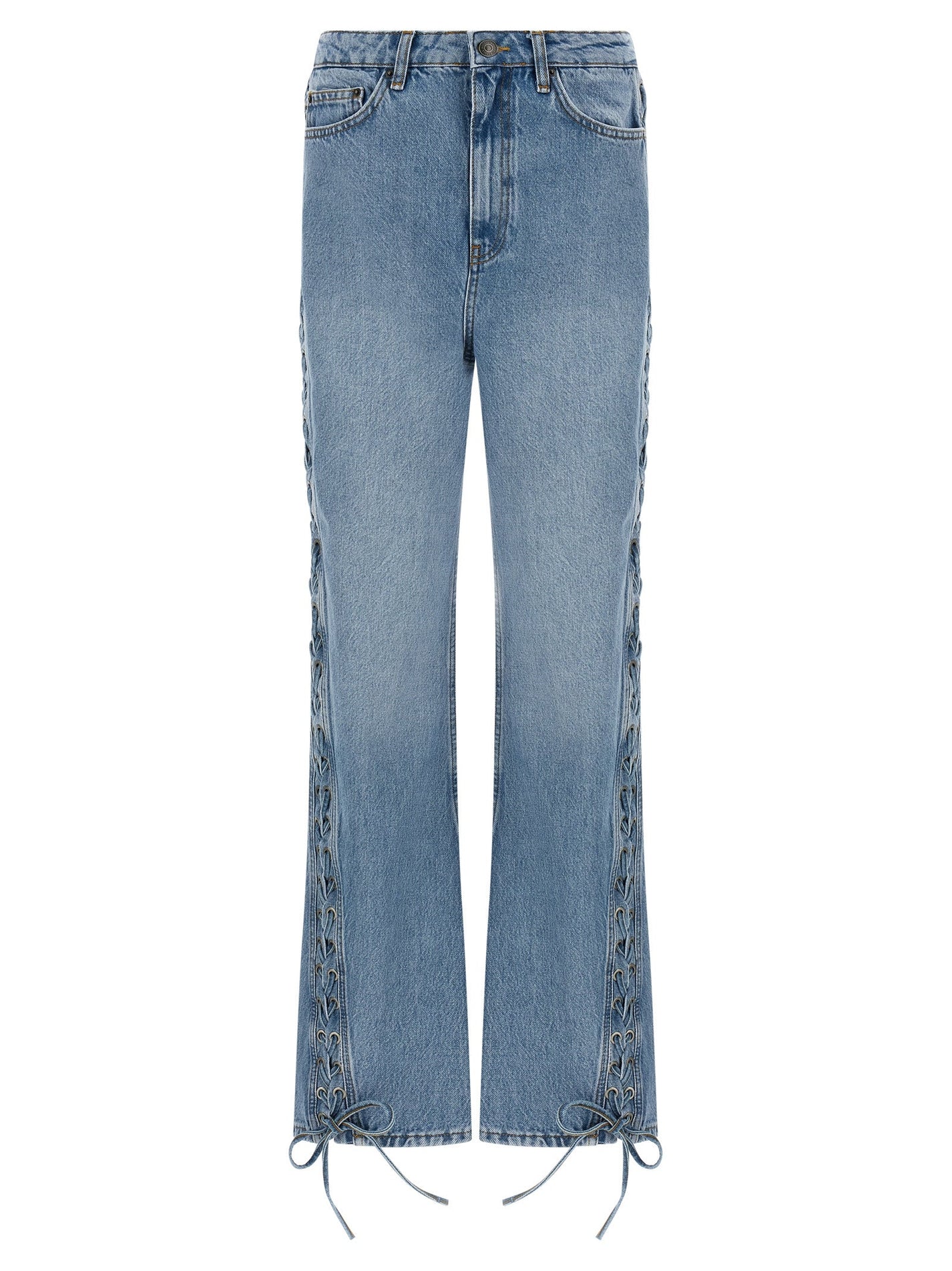 ROTATE BIRGER CHRISTENSEN - ROTATE BIRGER CHRISTENSEN - ’Twisted lacing’ jeans - Women’s Bottoms