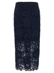 ROTATE BIRGER CHRISTENSEN - ROTATE BIRGER CHRISTENSEN - ’3D Lace’ skirt - Women’s Clothing