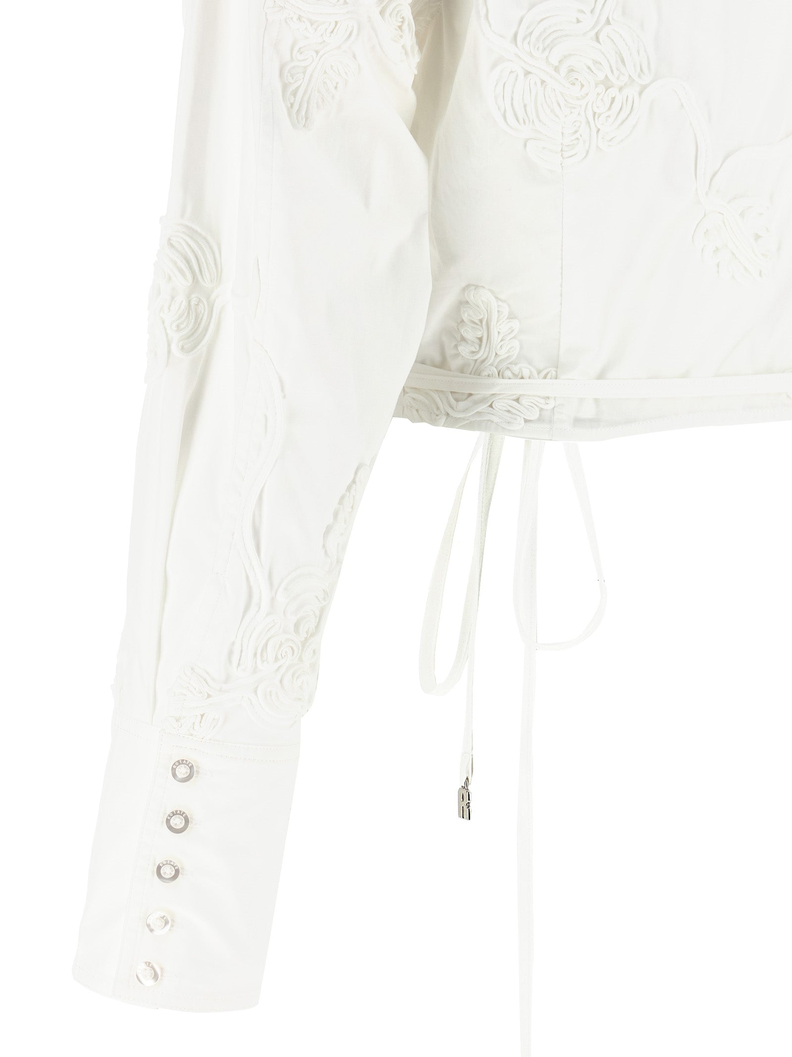 ROTATE BIRGER CHRISTENSEN - ROTATE BIRGER CHRISTENSEN - ’Wrap Cotton’ shirt - Women’s Top