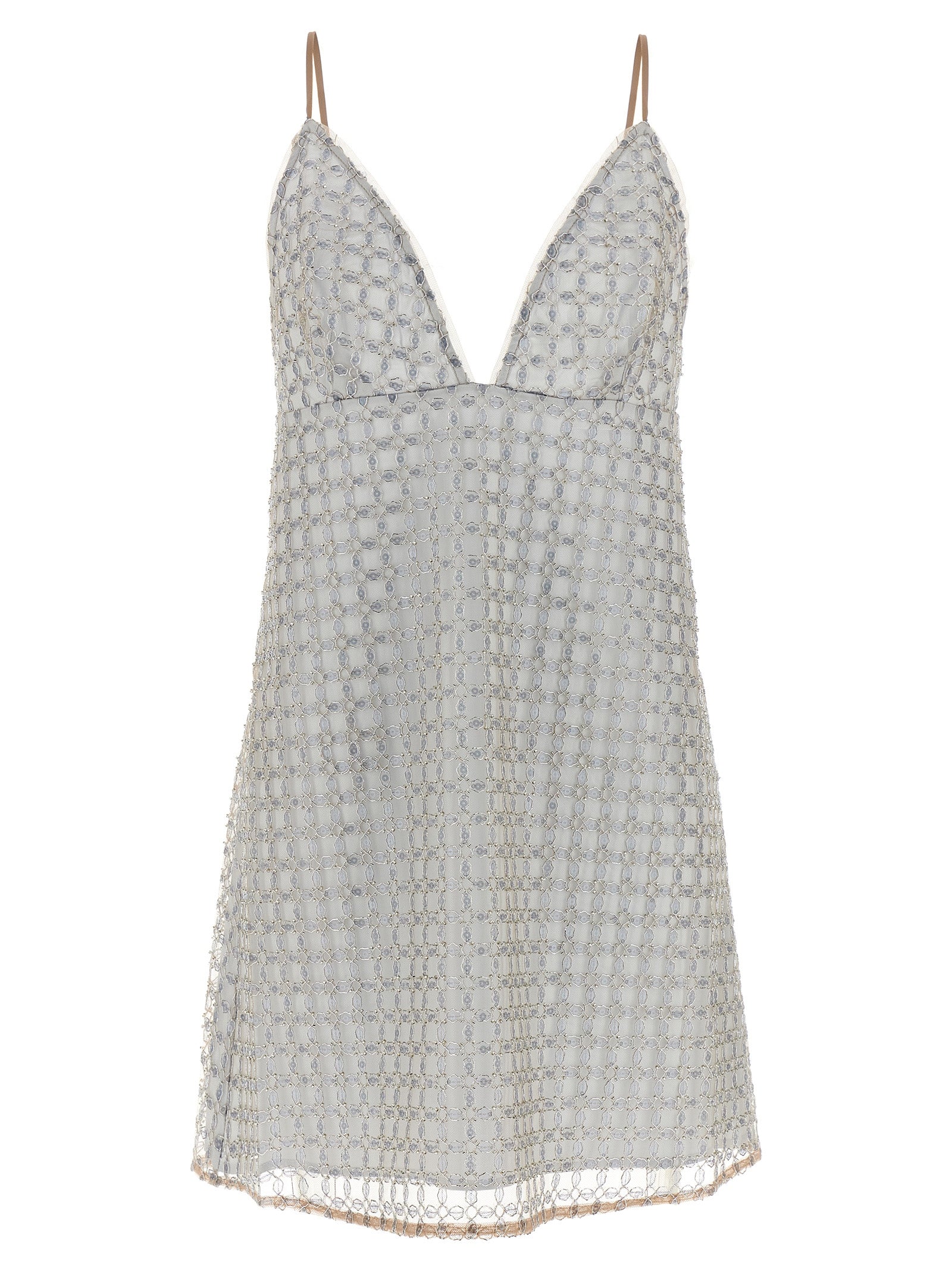 ROTATE BIRGER CHRISTENSEN - ROTATE BIRGER CHRISTENSEN - ’Beaded A-Line Mini’ dress - Women’s Clothing