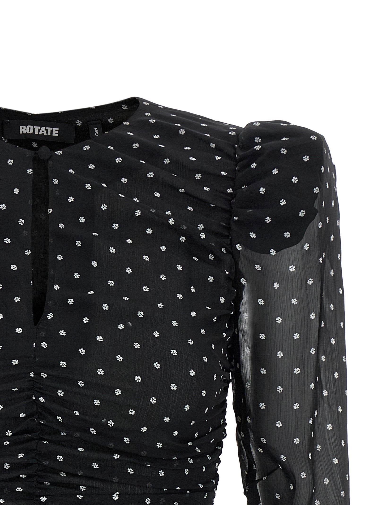 ROTATE BIRGER CHRISTENSEN - ROTATE BIRGER CHRISTENSEN - ’Chiffon Ruched’ blouse - Women’s Tops